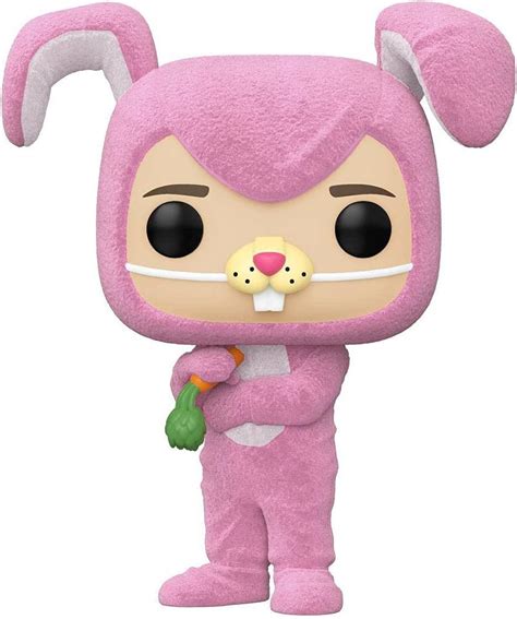 Funko Pop! Friends Chandler Bing Bunny Flocked Vinyl .
